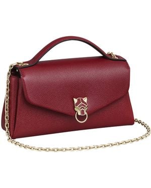 Cartier Nano Panthère Graphique De Chain Bag - Red