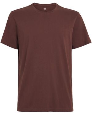 PAIGE Pima Cotton Sorden T-Shirt - Brown
