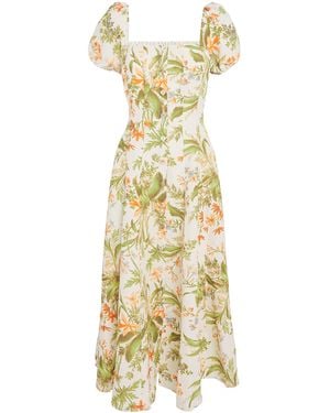 PAIGE Floral Lindi Maxi Dress - Metallic