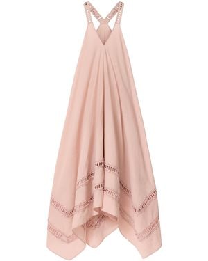 AllSaints Organic Cotton Midi Dress - Pink