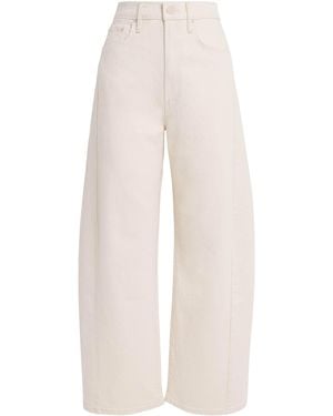 Mother The Half-Pipe Wide-Leg Jeans - White
