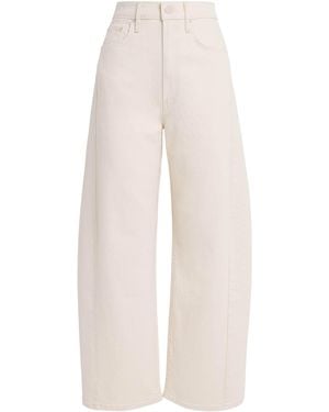 Mother The Half-Pipe Wide-Leg Jeans - White