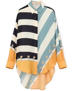 Loewe Silk Printed Shirt - Orange