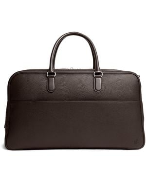 Carl Friedrik Leather Granville Duffle Bag - Black