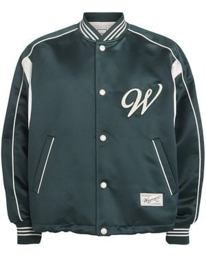 WOOYOUNGMI Logo Baseball Jacket - Green