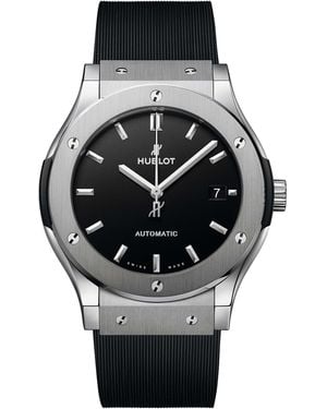 Hublot Titanium Classic Fusion Watch - Black