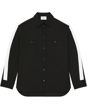 Givenchy Cotton Couture Seam Overshirt - Black