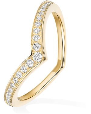 Messika Fiery And Pavé Diamond Wedding Ring - Metallic