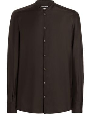 Dolce & Gabbana Silk Shirt - Black