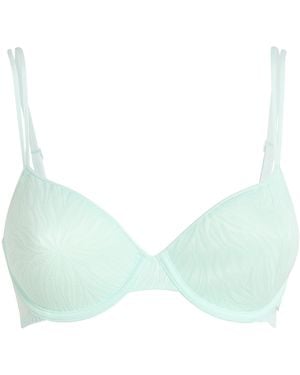 Calvin Klein Sheer Marquisette Demi Bra - Green