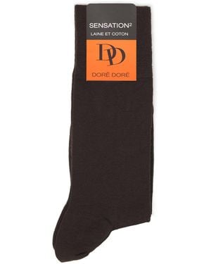 Doré Doré Merino-Blend Socks - Black
