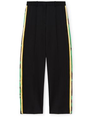 Loewe Tape-Trim Tailored Pants - Black