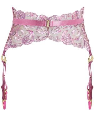 Bordelle Siren Suspender - Pink