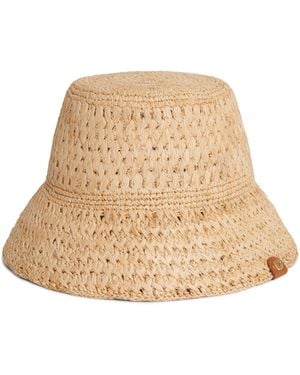 Maje Raffia Bucket Hat - Natural