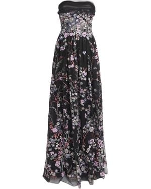 Zuhair Murad Embellished Off-The-Shoulder Gown - Black