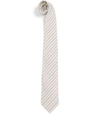 Paul Smith Shirting Stripe Tie - White