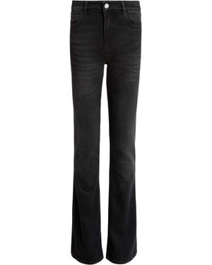 AllSaints Haldan High-Rise Bootcut Jeans - Black