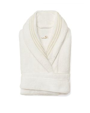 Pratesi Cotton Tre Righ Robe - White