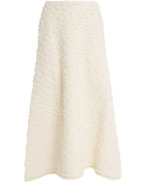 Ulla Johnson Cotton Josanna Midi Skirt - White