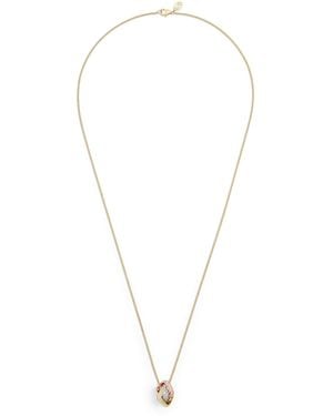 Cartier Mixed And Diamond Trinity Box Necklace - Metallic