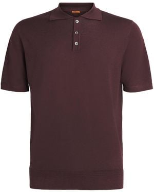 Barena Merino Polo Shirt - Red