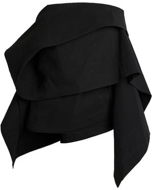 Issey Miyake Collapsing Sculpture Top - Black