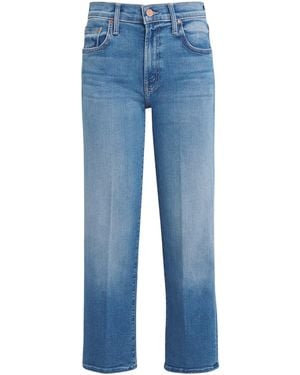 Mother The Rambler Zip Ankle Jeans - Blue