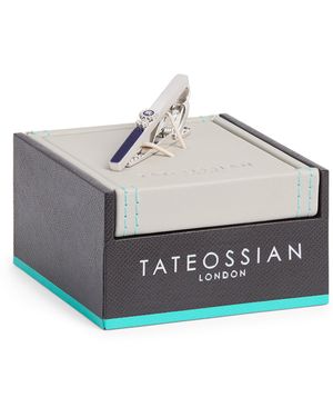 Tateossian Gears Tie Clip - Grey