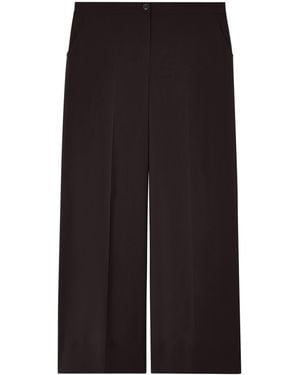 Marina Rinaldi Wide-Leg Trousers - Black