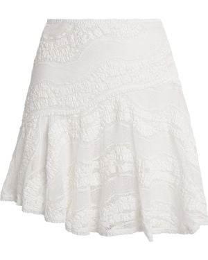 Charo Ruiz Knitted Haze Mini Skirt - White