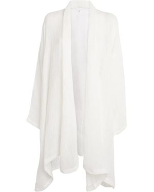 Eskandar Linen-Blend Jacket - White