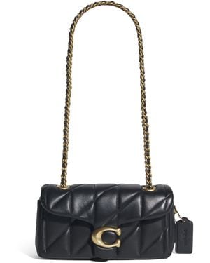 COACH Quilted Leather Tabby 20 Shoulder Bag - Black