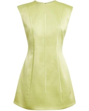 Rachel Gilbert Satin Hallie Mini Dress - Green