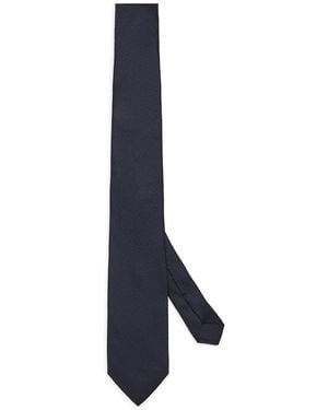 Harrods Silk Jacquard Tie - Blue