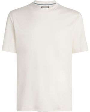 Canali Cotton T-Shirt - White