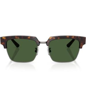 Dolce & Gabbana Tortoiseshell Square Sunglasses - Green