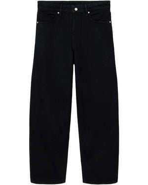 AllSaints Curve Barrel-Leg Jeans - Blue