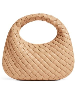 Bottega Veneta Mini Leather Veneta Shoulder Bag - Brown