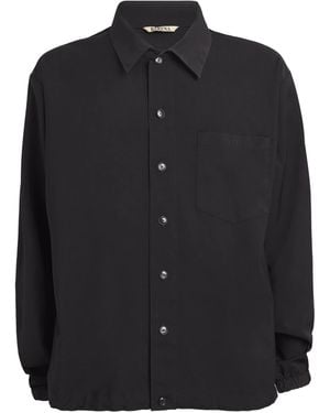 Barena Wool Shirt - Black