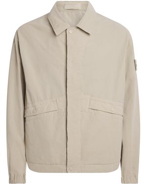 Stone Island David Light-Tc Ghost Coach Jacket - Natural