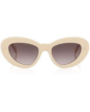 Celine Oversized Cat Eye 3 Dots Sunglasses - Pink