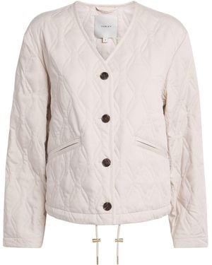 Varley Saba Quilted Jacket - White