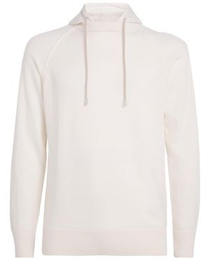 Eleventy Cashmere Hoodie - White