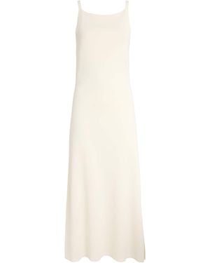 JOSEPH Knitted Square-Neck Dress - White