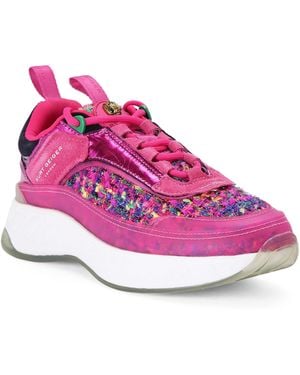 Kurt Geiger Leather Kensington Trainers - Pink