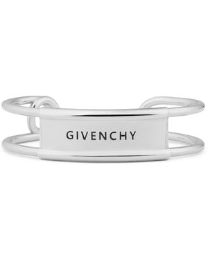 Givenchy Safety Pin Logo Bracelet - White