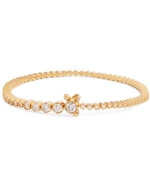 Sophie Bille Brahe And Diamond Tennis Bracelet - Natural