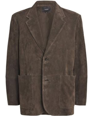 Vince Suede Blazer - Brown