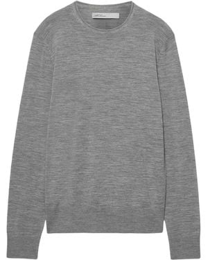 AllSaints Merino Wool Nate Sweater - Gray