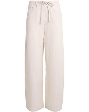 Citizens of Humanity Denim Brynn Drawstring Trousers - White